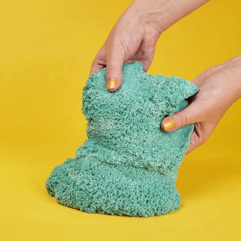 Kinetic Sand, Twinkly Teal 2lb Bag of All-Natural Shimmering Sand for Squishing, Mixing and Molding