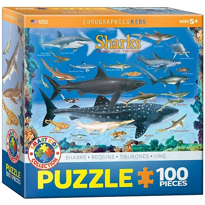 Requins 100-Piece Casse-tête
