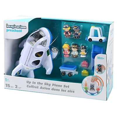 Up In The Sky Plane Set - 15 Pcs - Notre exclusivité