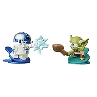 Star Wars Battle Bobblers, R2-D2 contre Yoda, 2 figurines articulées