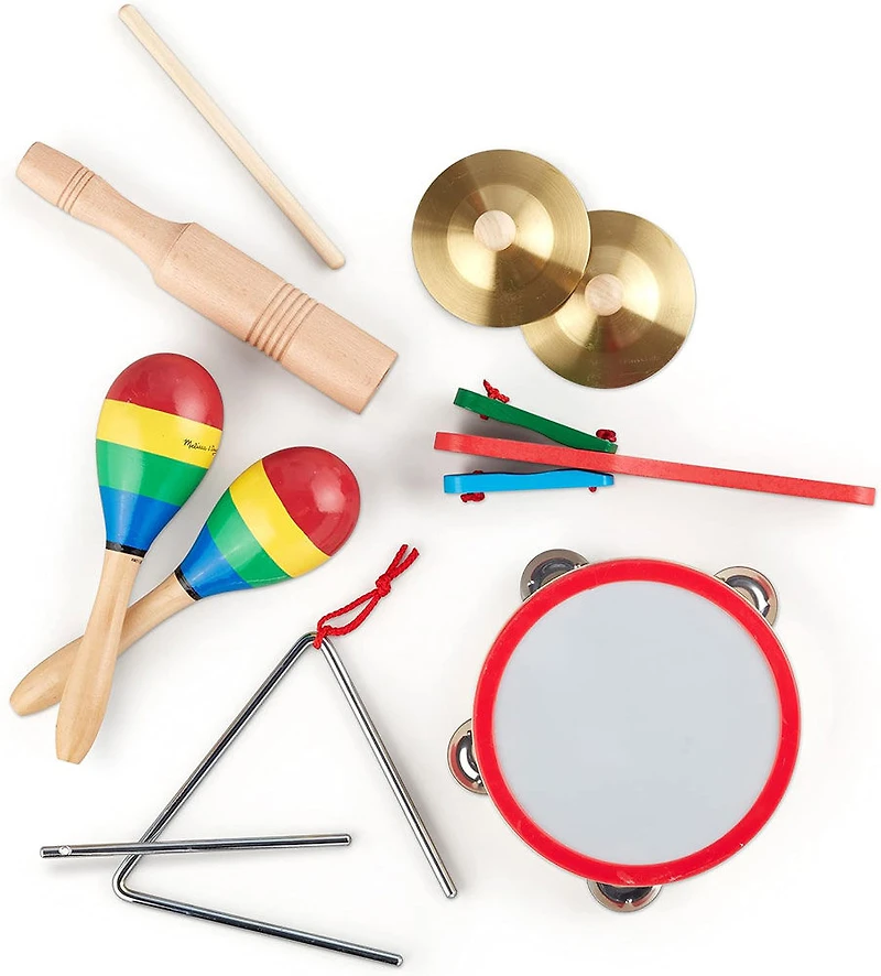 Melissa and Doug - Ensemble d'instruments de musique en bois