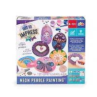 Out to Impress Neon Pebble Painting - R Exclusive