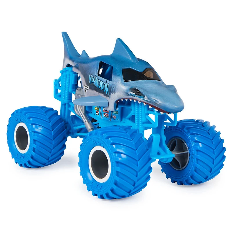 Monster Jam, Official Megalodon Monster Truck, Collector Die-Cast Vehicle