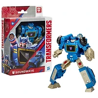 Transformers Authentics, figurine articulée Alpha Soundwave de 17,5 cm