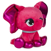 P.Lushes Designer Fashion Pets, Bella L'Phante, éléphante en peluche, édition spéciale, turquoise/or, 15,2 cm