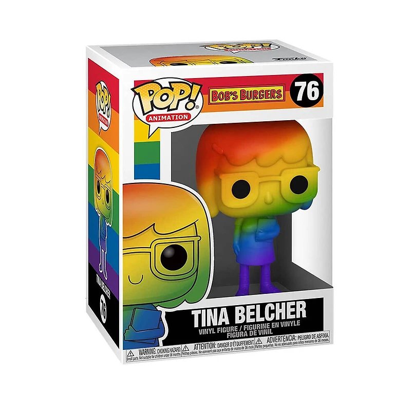 Funko POP! Animation: Pride - Bob's Burger - Tina Belcher (Rainbow)