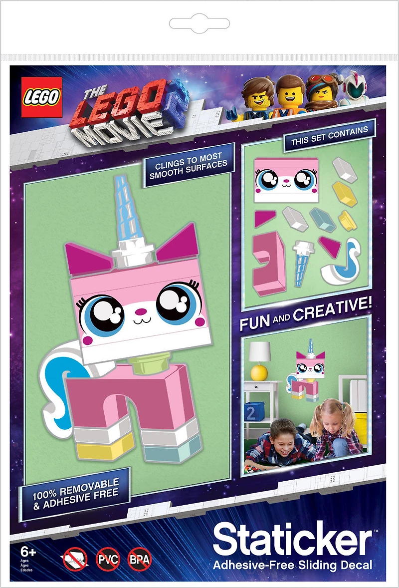 Le Film LEGO 2  Autocollants muraux : Unikitty