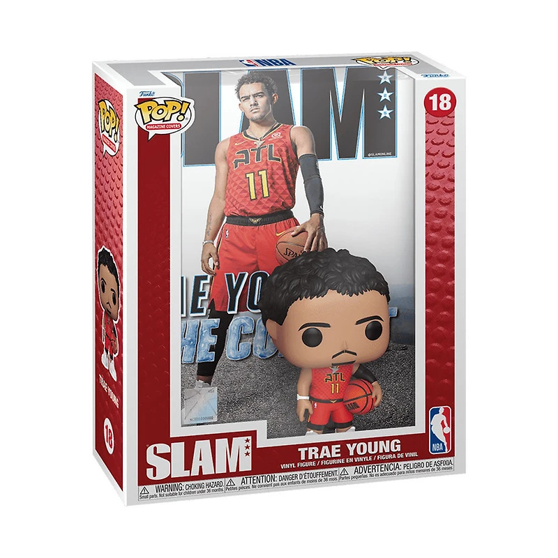 Funko Pop! Magazine Covers NBA: Atlanta Hawks - Trae Young (Slam) Figurine En Vinyle - Édition anglaise