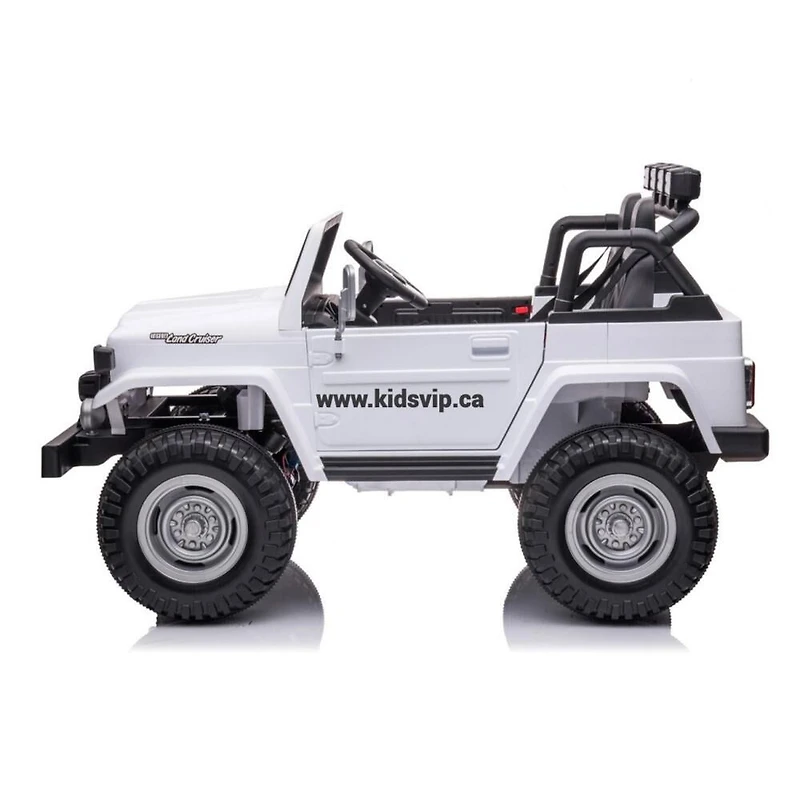 KIDSVIP Licensed Toyota Land Cruiser 2-Seater Kids' 4X4 24V Ride-On Truck w/ RC