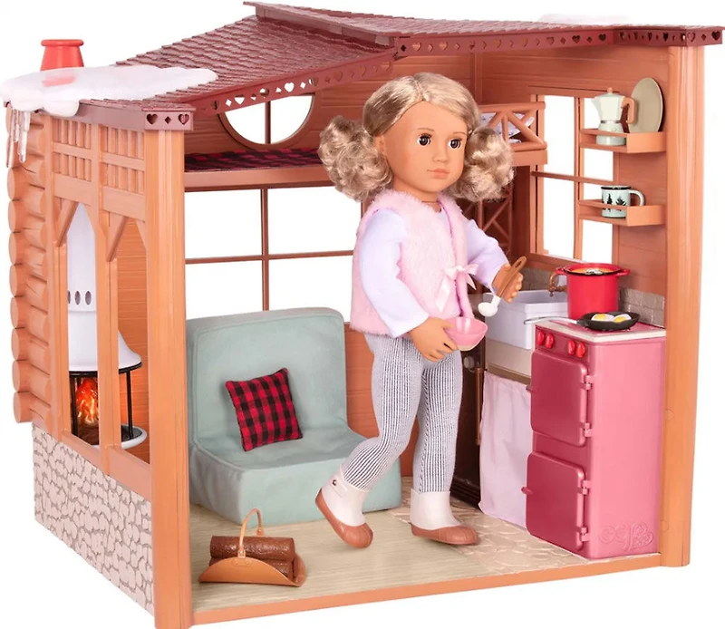 Our Generation - Winter Cabin set