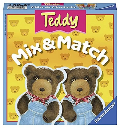 Wonderforge Ravensburger! Teddy Mix & Match Game - French Only