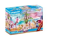 Calèche royale et cheval ailé