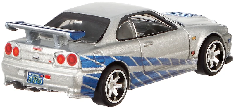 Hot Wheels Fast & Furious Nissan Skyline GTR R34 Vehicle