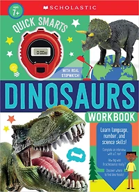 Scholastic - Scholastic Early Learners: Quick Smarts Dinosaur Workbook - Édition anglaise