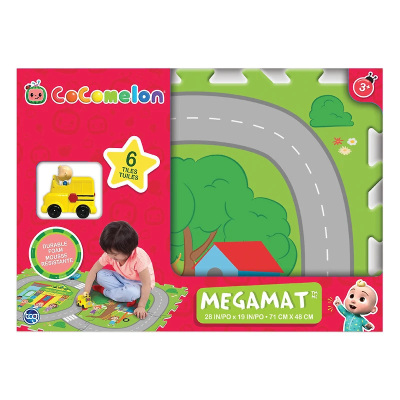 MEGAMAT - CocoMelon ensemble de 6 tuiles pour tapis de jeu
