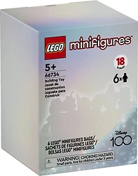 LEGO Ensemble de 6 figurines Disney 100 66734 Ensemble de jeu de construction