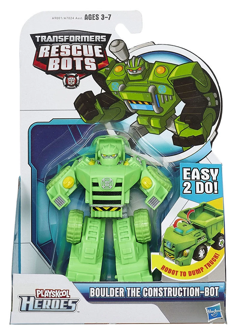 Playskool Heroes Transformers Rescue Bots - Figurine Boulder le robot de construction
