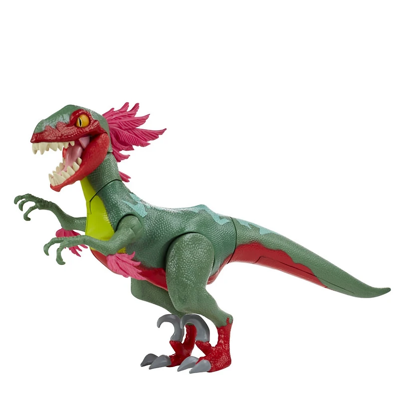 Hasbro Fortnite Victory Royale Series, figurine articulée Raptor (orange) avec accessoire, 15 cm