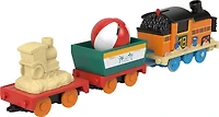 Thomas and Friends Beachy Nia Toy Train, Motorized Engine with Cargo, Preschool Toys