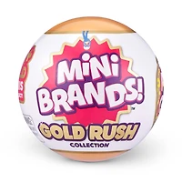 5 Mini marques surprise Gold Rush ÉDITION LIMITÉE Mystery Capsule Real Mini Brands Collection Jouet par ZURU