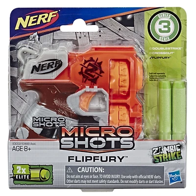 Nerf Microshots Zombie Strike - Minifoudroyeur Flipfury