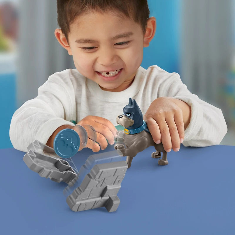 Fisher-Price DC League of Super-Pets Disk Launch Ace Figure Set 