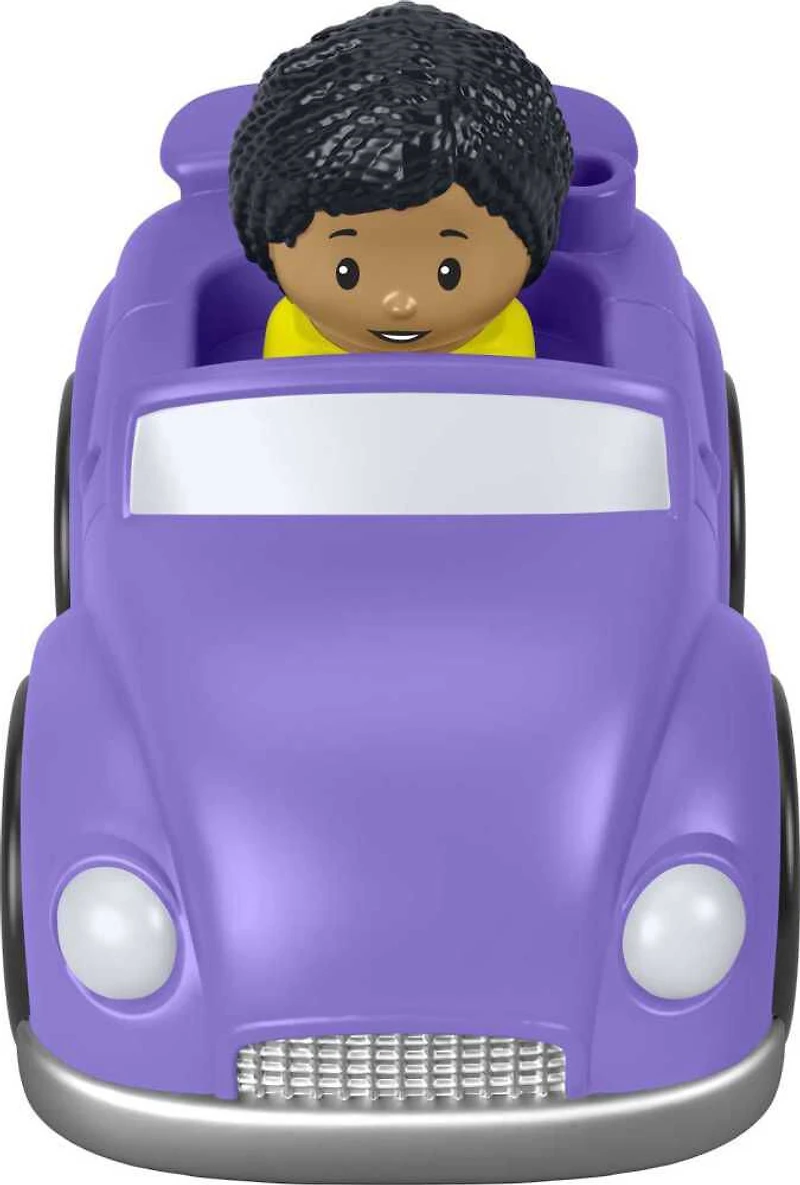 Fisher-Price Little People Wheelies Purple Convertible Toy Car