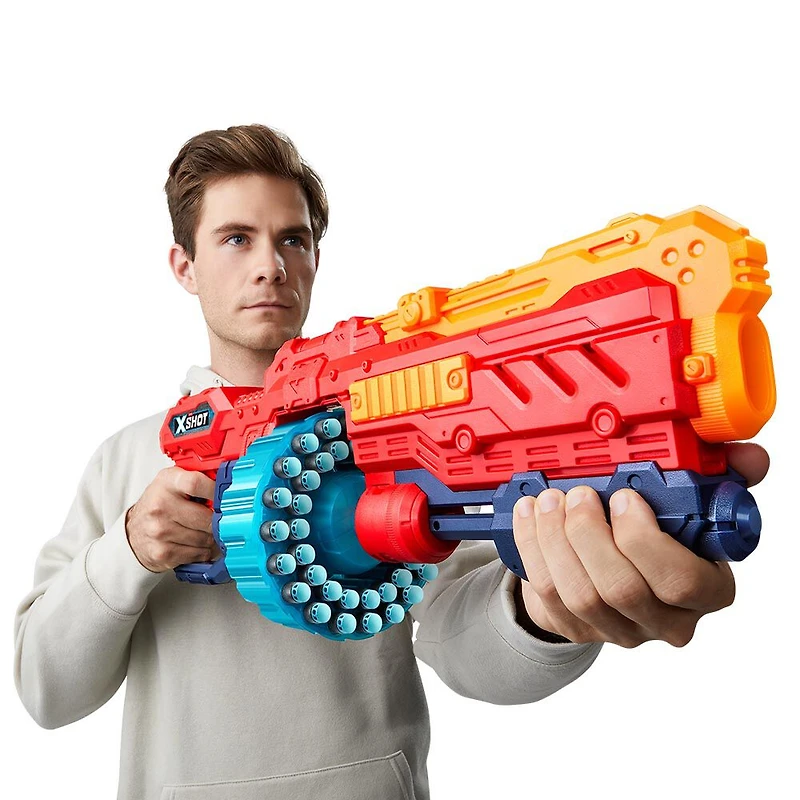 XSHOT Excel Turbo Advance Blaster (96 Darts) by ZURU