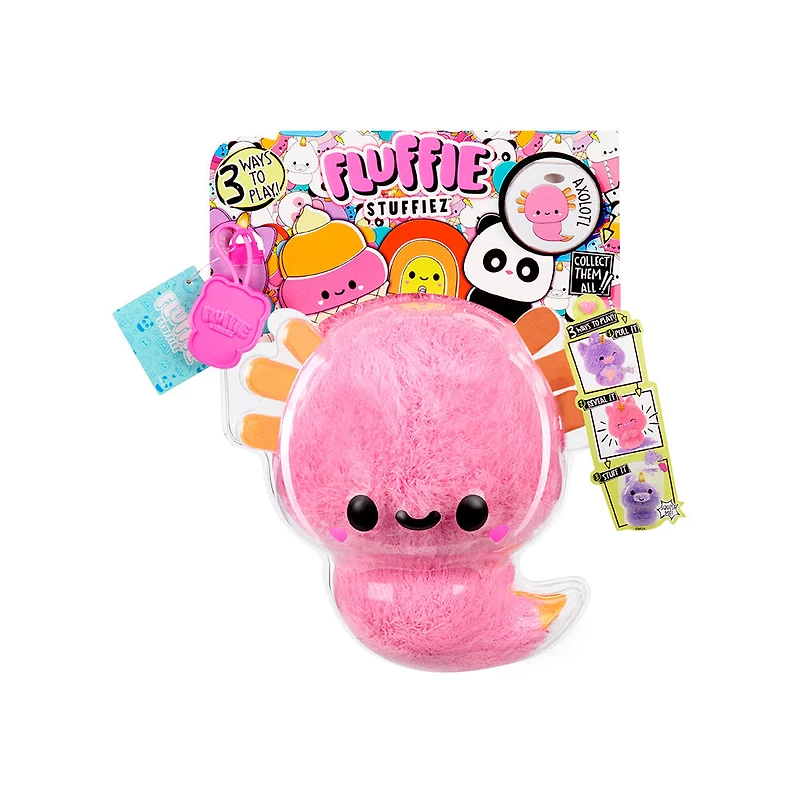 Petite peluche à collectionner Fluffie Stuffiez Axolotl