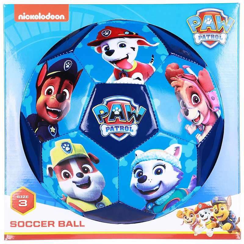 Ballon de soccer avec personnages de la Pat' Patrouille