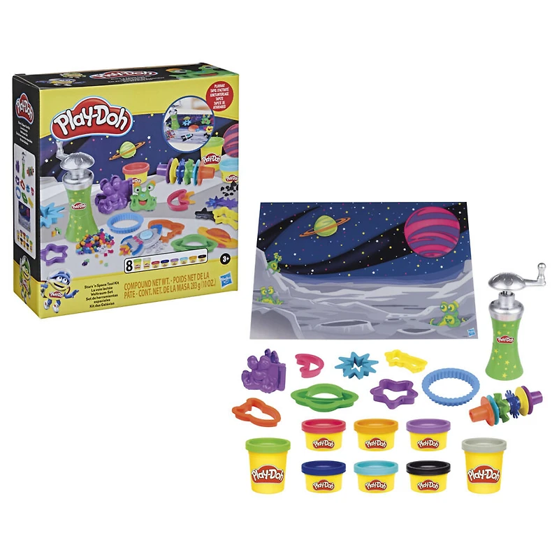 Play-Doh La voie lactée, jouet spatial avec 8 couleurs de pâte