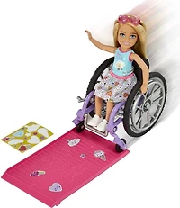 Barbie Chelsea Doll and Wheelchair