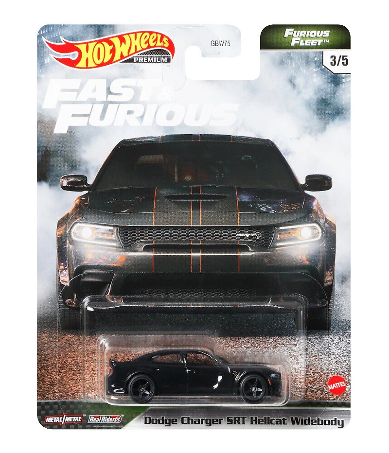 Hot Wheels - Fast and Furious - Véhicule Dodge Charger SRT Hellcat Widebody