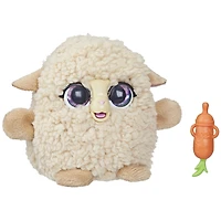 furReal Fuzzalots, Agneau interactif changeant de couleur, jouet électronique