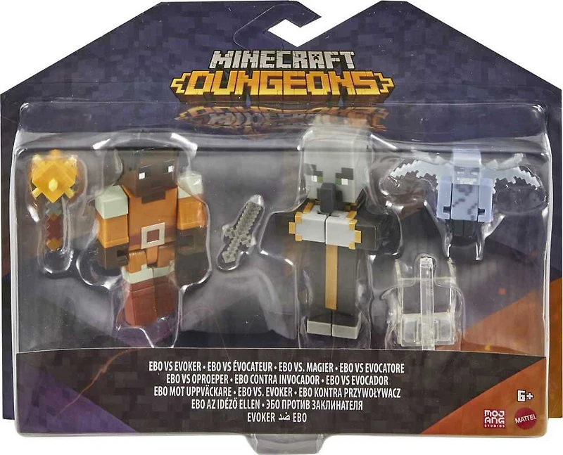 Minecraft- Dungeons - Figurines - Hal et Le Sans-Nom