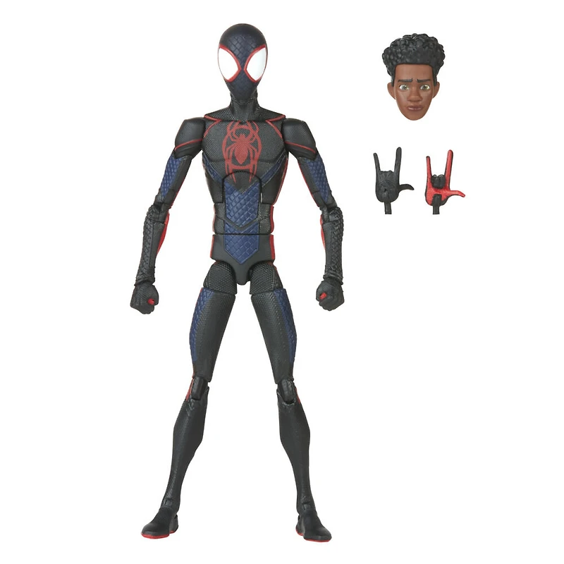 Marvel Legends Series, Spider-Man: Across the Spider-Verse (Partie 1), figurine Miles Morales de 15 cm, 3 accessoires