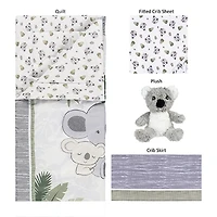 Sammy & Lou 4 Piece Crib Bedding Set - Koala Love