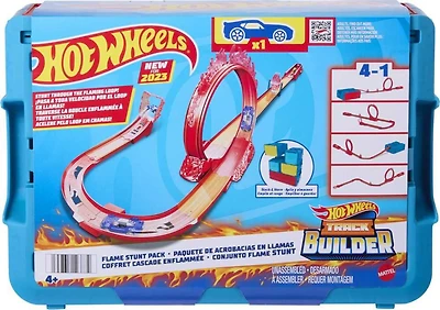 Hot Wheels Track Builder Flame Stunt Pack