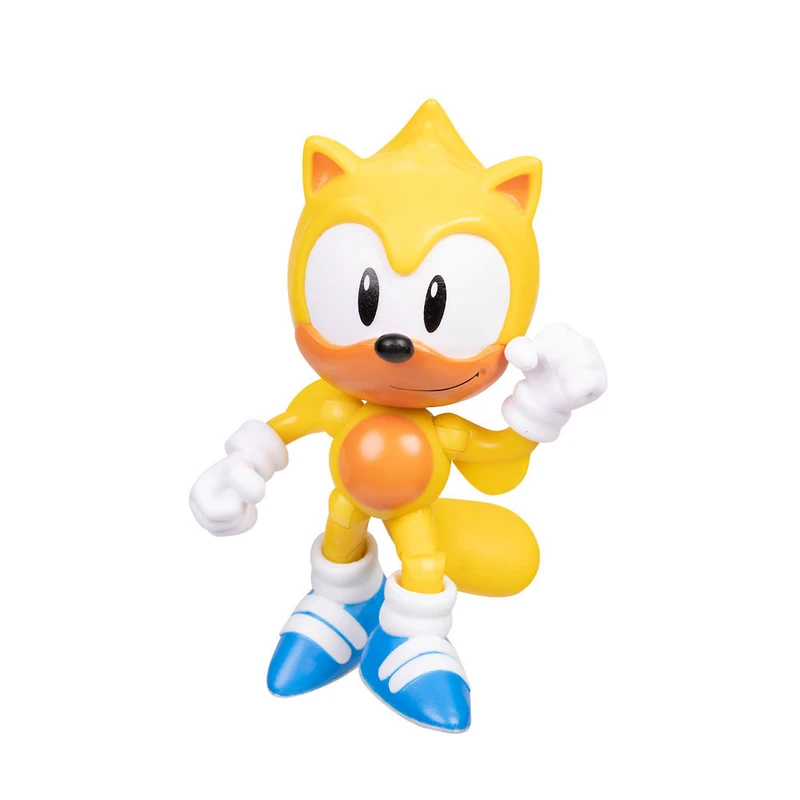 Figurine Sonic 4" - Ray Classique avec Émeraude de chaos rouge