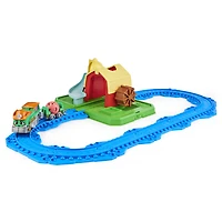 Mighty Express, Emplacement pour cargaison Gare de la ferme et circuit de 11 pièces avec train exclusif Fizz la fermière