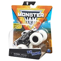 Monster Jam, Official Blue Thunder Monster Truck, Die-Cast Vehicle, Max Contrast Series, 1:64 Scale