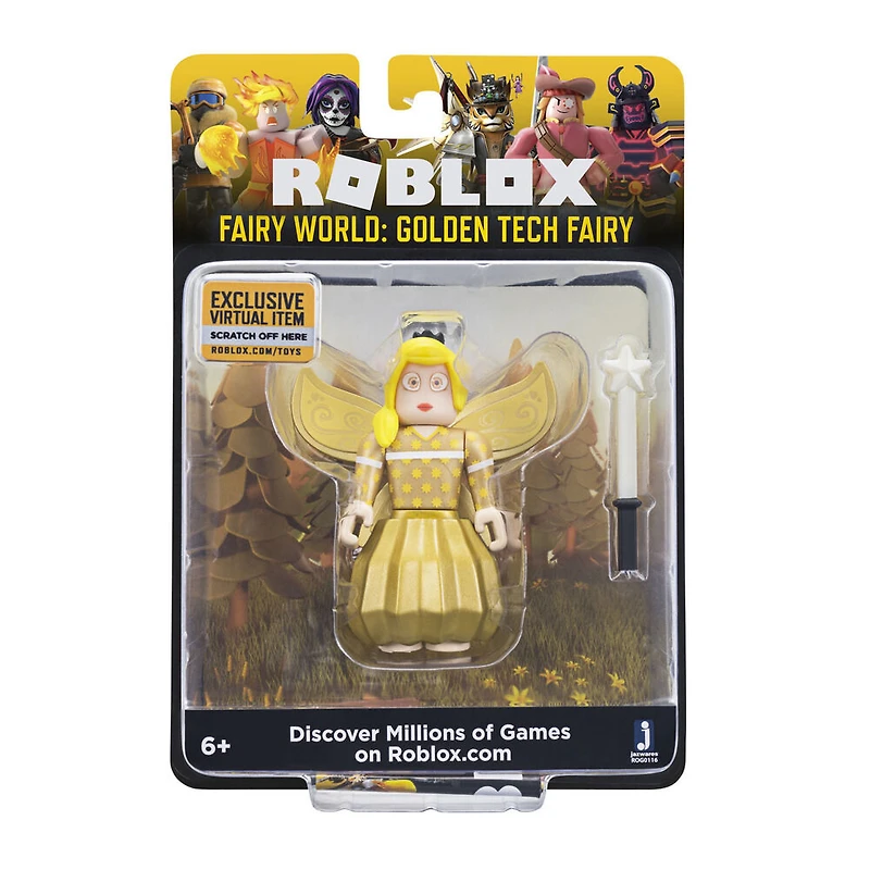 Figurine RoBlox - Monde des fées: Fée techno dorée