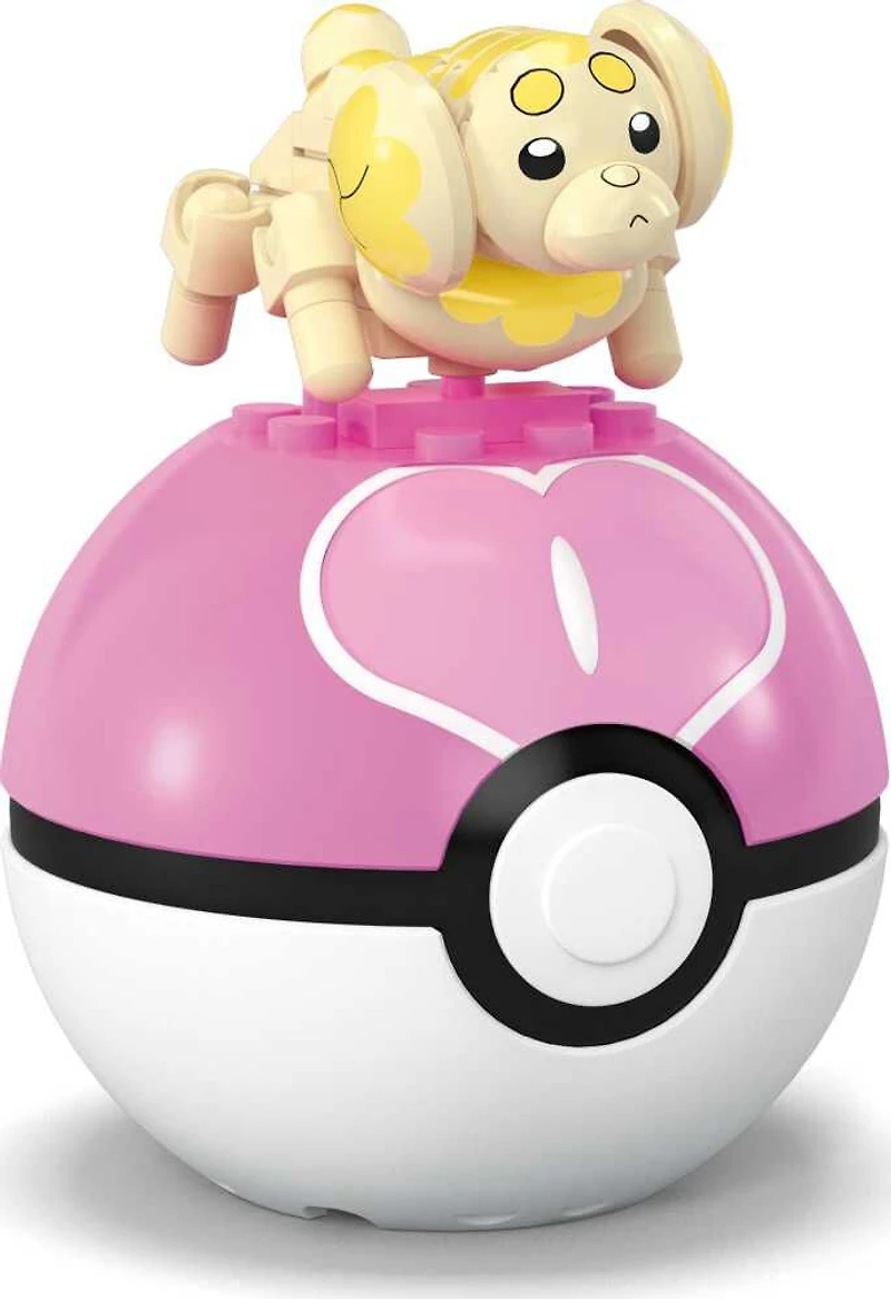 MEGA  Pokémon  Figurine articulée  Pâtachiot, Pokéball (31pièces)