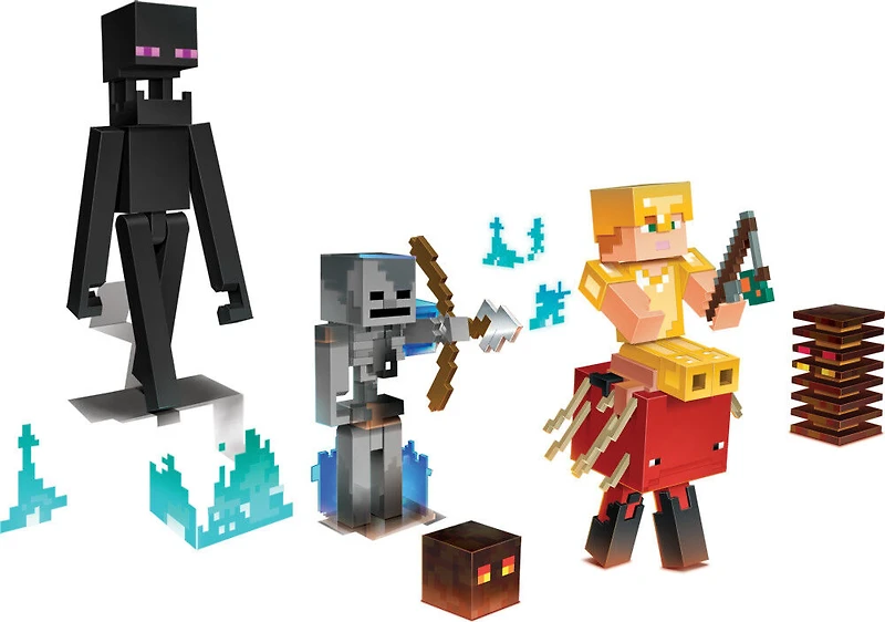 Minecraft -Coffret -Figurines et acc. -Aventure dans la Vallée des Âmes