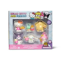Paquet de 6 figurines Hello Kitty 2" - Snacks salés