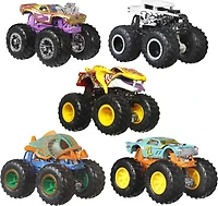 Hot Wheels Monster Trucks Savage Smashers Rolling Warriors 5 Pack - R Exclusive