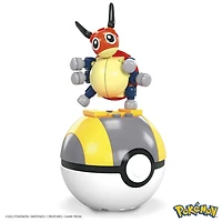 Coffret de construction Coxy Pokémon MEGA avec 38 pièces et Pokéball