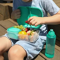 Boîte à repas Sistema Split À EMPORTER, récipient de conservation alimentaire de 1,1 l avec 2 compartiments, couleur variable