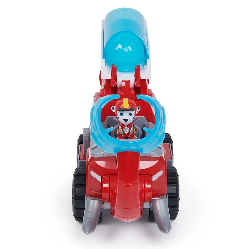 PAW Patrol Jungle Pups, Marshall's Deluxe Elephant Vehicle avec lance-projectile, Camion avec figurine articulée
