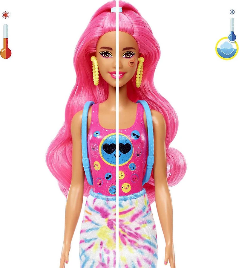 Barbie Color Reveal Doll with 7 Surprises, Neon Tie-Dye Series